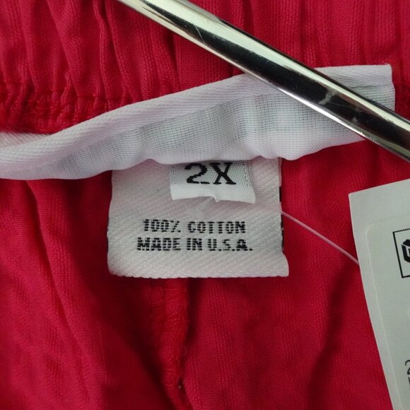 Bryn Walker Cropped Pants Women's Plus Size 2X Pink Cotton Pull On Relaxed NEW - Picture 8 of 9